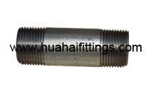 Galvanized Barrel  Nipple /Pipe Nipple SCH40  NPT 1